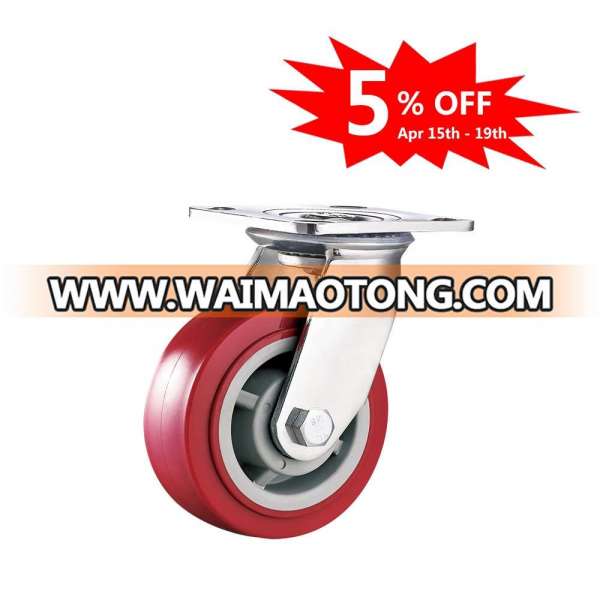 Industrial Hot Sale Swivel Heavy Duty PU Caster Wheels