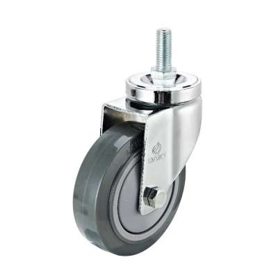 Heavy load capacity 3,4,5 inch industrial PU caster wheels for carts