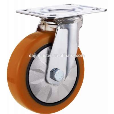 3,4,5,6 inch heavy duty swivel PP core PU caster wheels