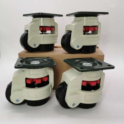 62mm Heavy Duty GD80F 500kgs Eco-friendly Adjustable Leveling Castors for Machine