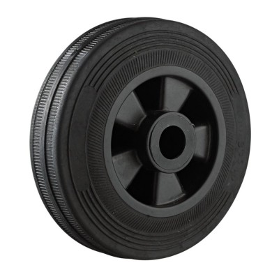 Industrial All Black TPR 125mm Wheels Only