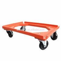 4 Wheels Rolling Strong Plastic Floor Plaftom Trolley